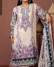 Khaadi Off White Lawn Suit- Pakistani Designer Lawn Suits