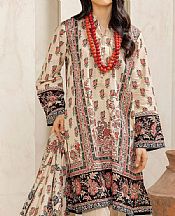Khaadi Ivory Lawn Suit- Pakistani Lawn Dress