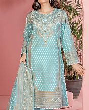 Khaadi Aqua Island Lawn Suit- Pakistani Lawn Dress