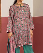 Khaadi Sea Green Lawn Suit- Pakistani Lawn Dress