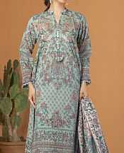 Khaadi Summer Green Masoori Suit- Pakistani Lawn Dress