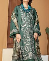 Khaadi Viridian Green Dobby Suit- Pakistani Lawn Dress
