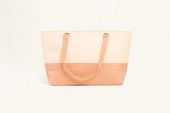 Women Bag - Ivory/Pink