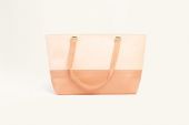 Women Bag - Ivory/Pink