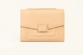 Women Clutch Bag - Beige