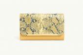 Women Clutch Bag - Yellow