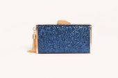 Women Clutch Bag - Blue
