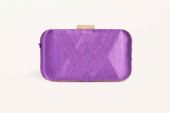 Women Clutch Bag - Purple