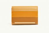 Women Clutch Bag - Beige/Ochre