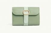 Women Clutch Bag - Apple Green