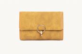 Women Clutch Bag - Mustard