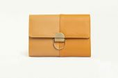 Women Clutch Bag - Ochre/Mustard