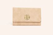 Women Clutch Bag - Beige