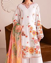 Maryum N Maria Off-white Lawn Suit- Pakistani Designer Lawn Suits