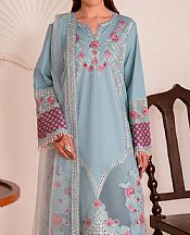 Maryum N Maria Cadet Blue Lawn Suit- Pakistani Designer Lawn Suits