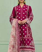 Orient Magenta Lawn Suit- Pakistani Designer Lawn Suits