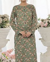 Vs Textile Camouflage Green Lawn Suit (2 pcs)- Pakistani Designer Lawn Suits