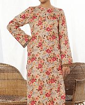 Vs Textile Ivory Lawn Suit (2 pcs)- Pakistani Designer Lawn Suits