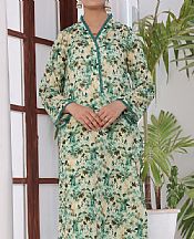Vs Textile Teal/Ivory Lawn Suit (2 pcs)- Pakistani Designer Lawn Suits