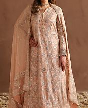 Xenia Peach Chiffon Suit- Pakistani Designer Chiffon Suit
