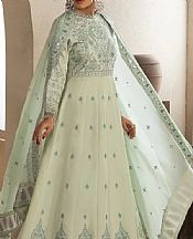 Xenia Off White Raw Silk Suit- Pakistani Chiffon Dress