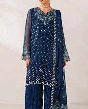 Xenia Navy Chiffon Suit- Pakistani Chiffon Dress