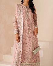 Xenia Pale Pink Net Suit- Pakistani Designer Chiffon Suit