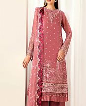 Xenia Pink Chiffon Suit- Pakistani Designer Chiffon Suit