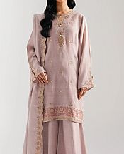 Oyster Pink Raw Silk Suit