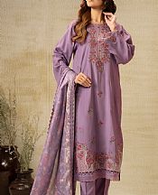 Lilac Raw Silk Suit