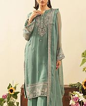 Summer Green Chiffon Suit
