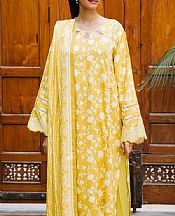 Zellbury Golden Yellow Viscose Suit (2 pcs)- Pakistani Winter Dress