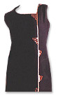 Black/Orange Chiffon Trouser Suit- Pakistani Casual Dress