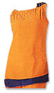 Orange Georgette Trouser Suit - Pakistani Casual Clothes