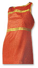 Rust Orange Georgette Trouser Suit- Pakistani Casual Dress