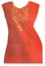 Red Georgette Trouser Suit- Pakistani Casual Clothes