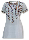 White Chiffon Suit- Pakistani Casual Clothes