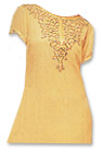 Mustard Chiffon Trouser Suit- Pakistani Casual Clothes