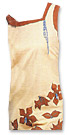 Beige Georgette Trouser Suit- Pakistani Casual Dress