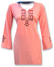 Pink/Blue Jean Trouser Suit- Pakistani Casual Dress
