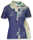 Dark Blue/Cream Cotton Suit- Pakistani Casual Dress