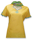 Yellow/Green Cotton Suit - Pakistani Casual Clothes