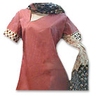 Rusty Red Cotton Suit- Pakistani Casual Clothes