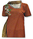 Maroon Cotton Suit - Pakistani Casual Clothes