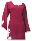 Maroon Marina Suit- Pakistani Casual Dress