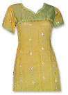 Yellow/Green Cotton Suit- Pakistani Casual Clothes