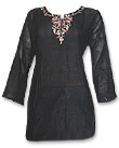 Black Khaddi Cotton Kurti 