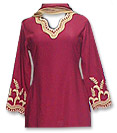 Maroon Georgette Trouser Suit- Pakistani Casual Clothes