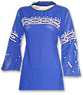 Blue Georgette Trouser Suit- Pakistani Casual Dress