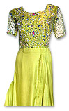 Mustard Silk Sarri- Pakistani Bridal Dress